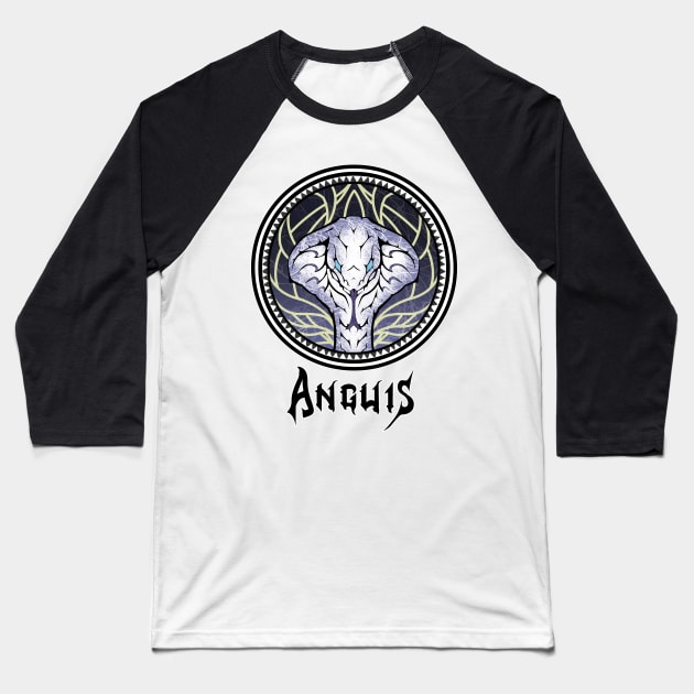 Anguis Union Baseball T-Shirt by MHeartz